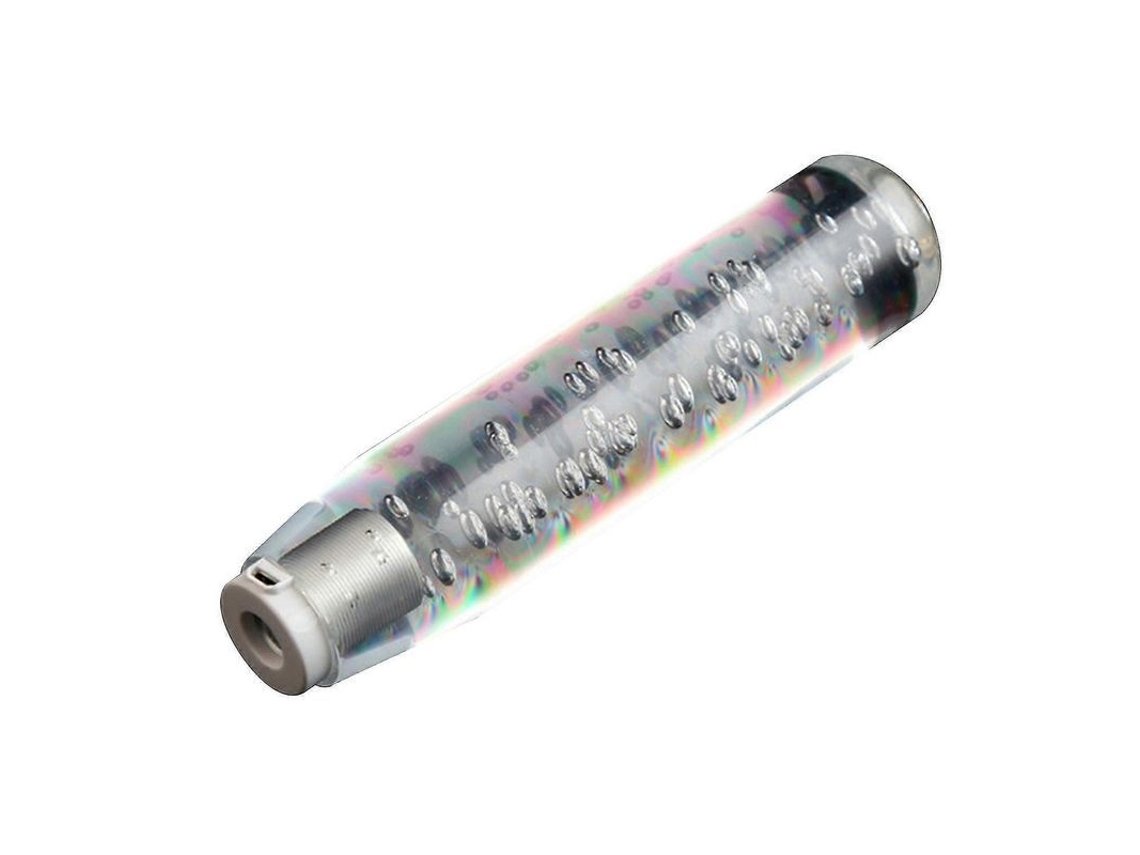 Pomo De Palanca De Cambios De Cristal Transparente Con Luz Led Rgb Para Coches Manuales Y Automáticos, 15 Cm.