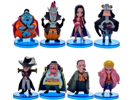 Set de Figuras OEM One Piece Boa·Hancock Jinbe (8 unidades - 9 - 11 cm)