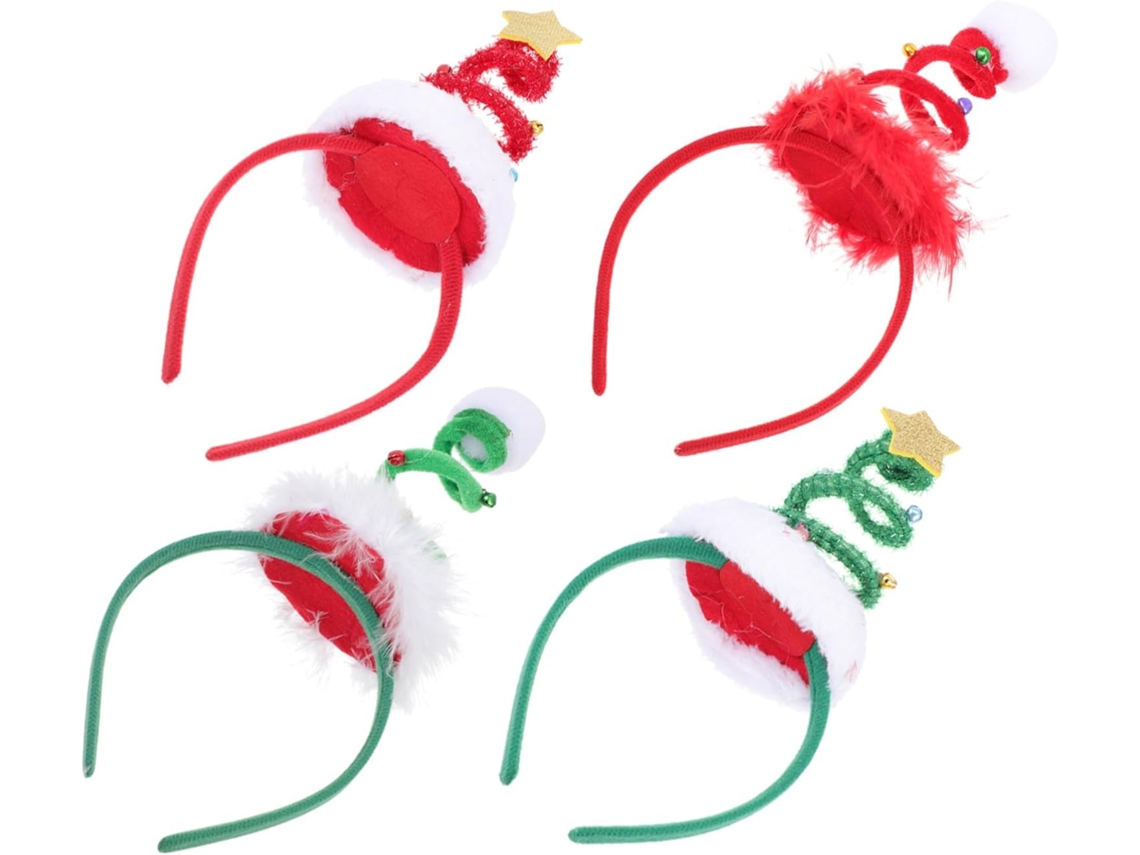4 Pièces Accesorios De Coiffure De Navidad Bandeaux Coiffes Décoratives Motif