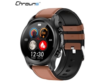 Relojes inteligentes con monitor de glucosa Reloj inteligente deportivo resistente al agua para hombres y mujeres AUJEZON