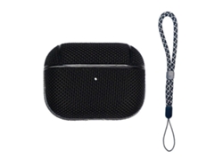 Estuche impermeable de nailon para auriculares inalámbricos con cordón para AirPods Pro 2