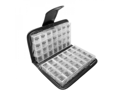 Organizador De Pastillas De Viaje De 14 Días, Almacenamiento De Dosis, Caja De Vitaminas, Fgq
