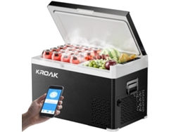 Refrigerador para coche, refrigeración eficiente, diseño de doble zona, 30 L con Bluetooth OEM