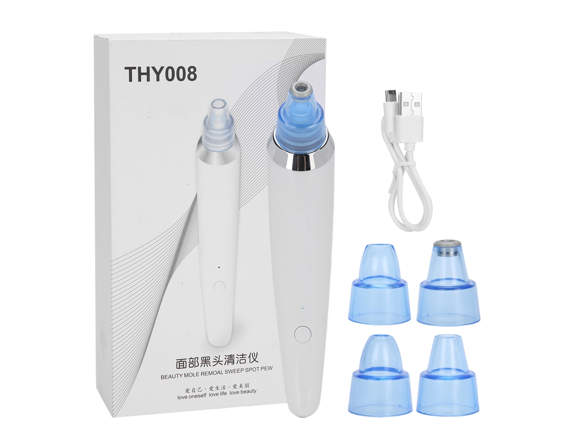 Instrumento portátil para la eliminación de espinillas, succión de poros y limpieza facial