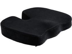 Cojín De Gel De Espuma Viscoelástica Para Silla De Oficina, Alivia El Dolor De Coxis, Negro Gertiz