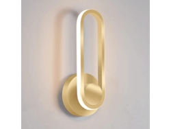 Aplique Mural De Metal Led 12 W Interior