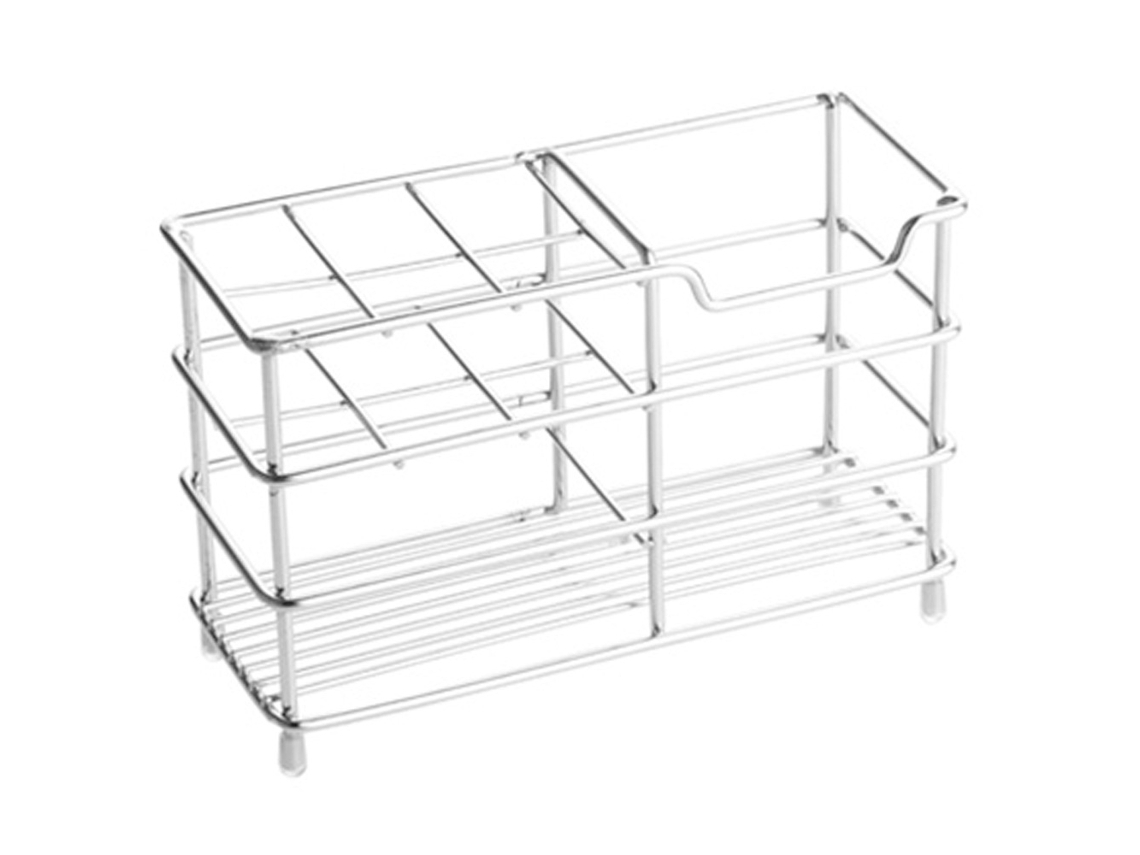 KOFIHETY Portecepillos, Portecepillos de Acero Inoxidable, Accesorio Duradero para Baño, Organizador con Aireación y Limpieza