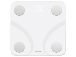 Báscula inteligente Proove para Android e iOS con Bluetooth y medición corporal inalámbrica