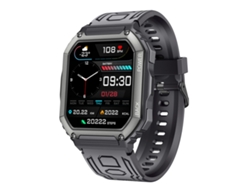 Medidor De Paso De Frecuencia Cardíaca A Prueba De Agua Sport Smartwatch, Llamada Bluetooth/frecuencia Cardíaca (negro)