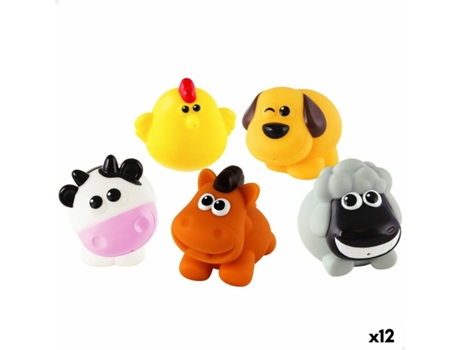 Set de Animales de Granja WINFUN 7 x 6,5 x 4 cm (12 Unidades)