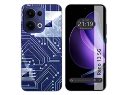 Funda Diseño Circuito Para Oppo Reno 13 5g Tumundosmartphone Multicolor