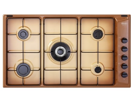 Placa de Gas DE LONGHI YTF 59 DD (86 cm - Marrón)