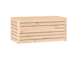 Maison Exclusive - Baúl De Jardín Madera Maciza De Pino 101x50,5x46,5 Cm