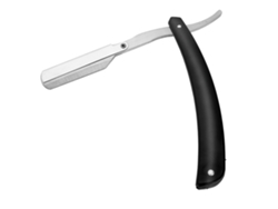 Navaja Recta De Barbería De Acero Inoxidable Plegable Para Afeitado Y Corte De Pelo