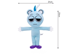 Peluche Sprunki De Rhythm Box - Incredibox N.º 42, 23 X 21 Cm, 50 G