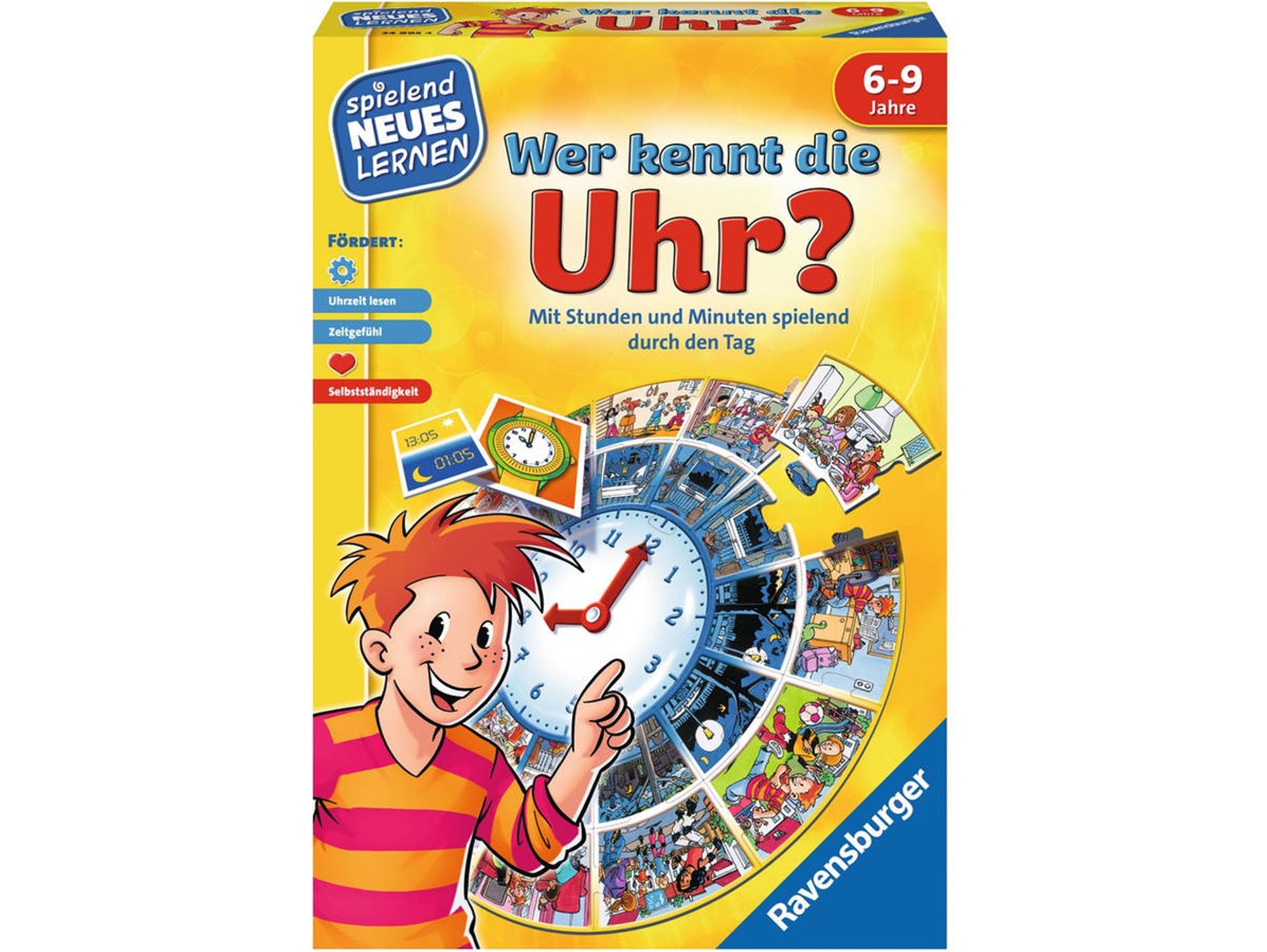 Juego de Mesa RAVENSBURGUER Wer kennt die Uhr? (Edad Mínima: 6)