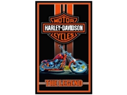 Toalla De Playa De Microfibra Harley Davidson The Legend