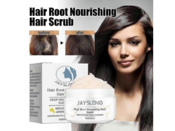 Jaysuing Hair Root Nourishing Scrub Deeply Cleanses The Scalp, Moisturizes The Hair Roots, Smoothes The Hair, And Protects Thick Hair. B