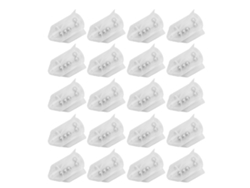 20 Piezas Cascabeles Para Señuelos De Pesca Con Tubo Insertable Y Anillo Para Atraer Peces Pequeños