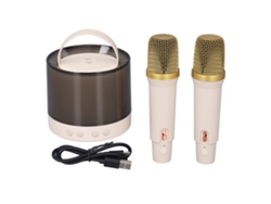 Máquina De Karaoke Para Niños Con Micrófono Dual Altavoz Portátil Sistema De Karaoke Portátil Para Fiestas Y Reuniones