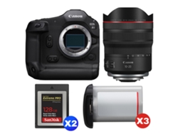 Canon Eos R1 + Rf 10-20mm F/4 L Is Stm + 2 Sandisk 128gb Extreme Pro Cfexpress Type B + 3 Canon Lp-e19 + Ebook “20 Consejos Para Fotos Que Impactan”