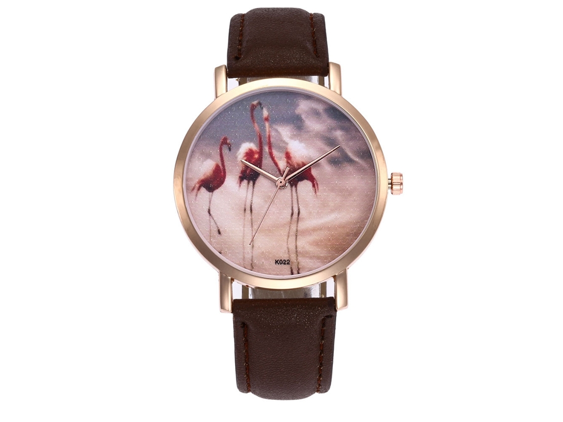 Reloj De Pulsera Para Hombres Y Mujeres, Cuero Casual Regalo Cumpleaños