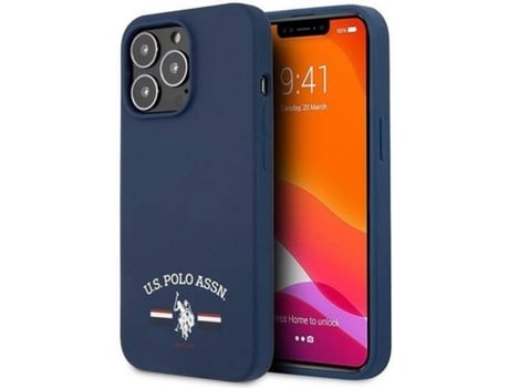 Funda Apple iPhone 13/13 Pro US POLO Original (Azul Marino)