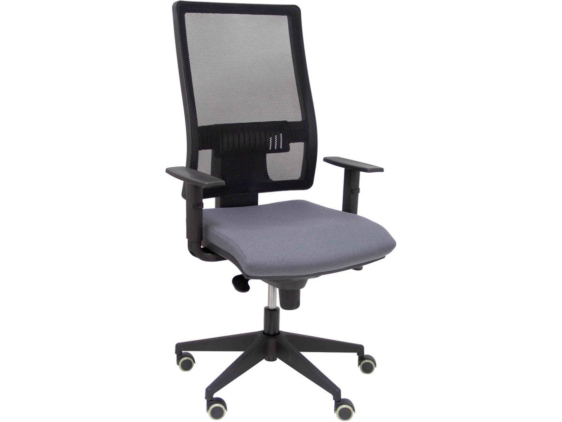 Silla Operativa PYC Horna Gris (Brazos Ajustables - Malla)
