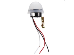 Interruptor de alumbrado público con fotocélula (encendido/apagado automático, sensor de 10 A)