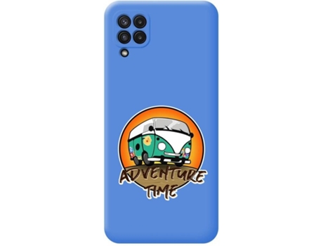 Carcasa Samsung Galaxy A22 4G / M22 TUMUNDOSMARTPHONE Adventure Time Azul