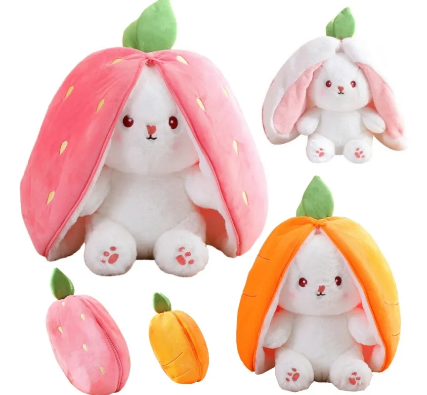 Nuevo paquete de 2 lindos juguetes de peluche de conejo vayotoy