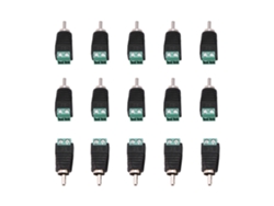 5 Pares De Conectores Xlr De 3 Pines, Macho Y Hembra, Adaptadores Para Cables De Micrófono