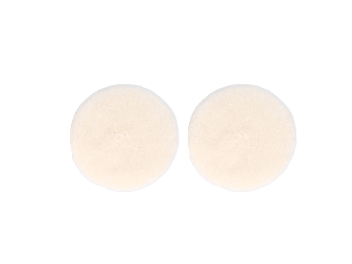 2 Peças Discos De Lãs Para Polir Universal Auto Buffing Pad Corpo Carro 125mm