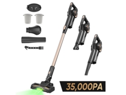 Aspiradora inalámbrica 35000PA/40min con depósito de 1.3L, cepillo antienredos, LED, filtro HEPA, para todo tipo de suelos