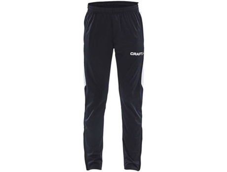 Pantalones para Hombre CRAFT Progress Negro para Fútbol (122 - 128 cm)