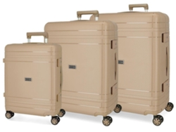 Maleta de Cabina MOVOM Dimension Beige (55cm/66cm/75cm)