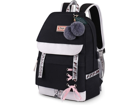 Mochila ergonómico campus impermeable nailon ocio Nylon para Mujer