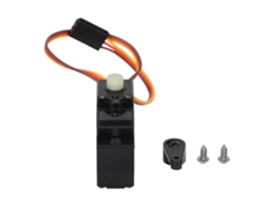 Servo Para Coche Rc, Accesorio De Control Remoto, Engranaje De Plástico Para Vehículos Todoterreno Con Brazo