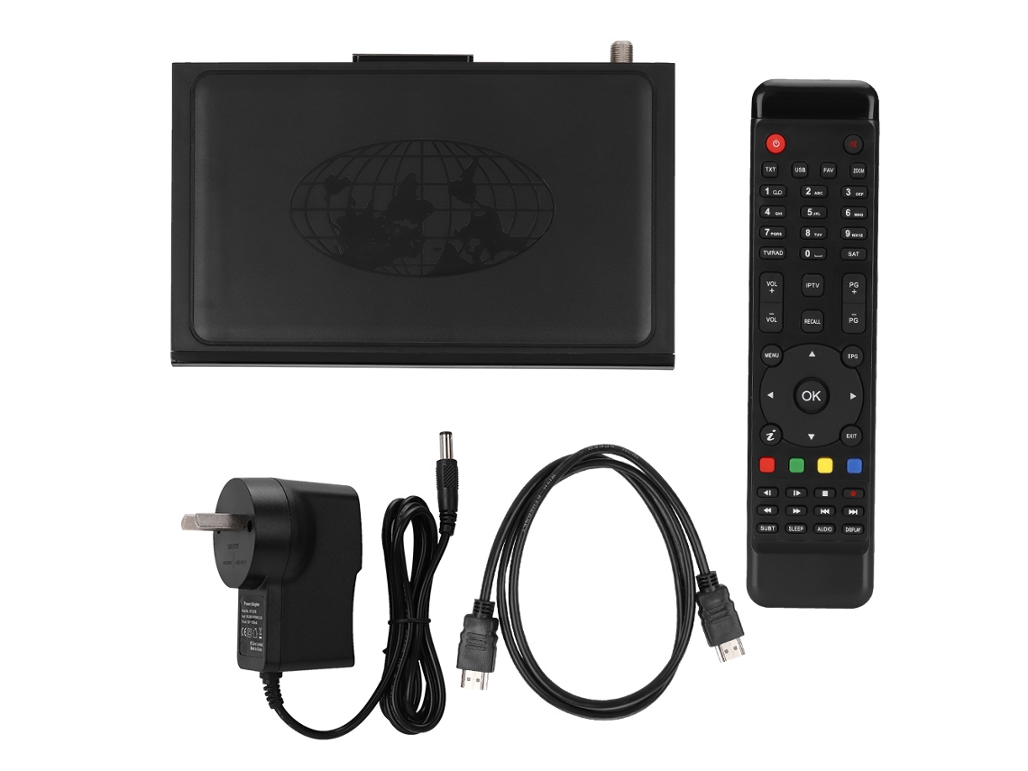 Decodificador de TV digital inteligente V8 con Wifi IPTV DVB S2