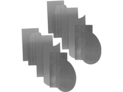 2 Juegos De Raspadores De Madera Acero Endurecido Múltiples Formas Para Acabados...