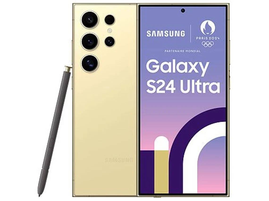 Smartphone SAMSUNG Galaxy S24 Ultra Dual Sim (Reacondicionado Marcas Mínimas - 256 GB - Amarillo)
