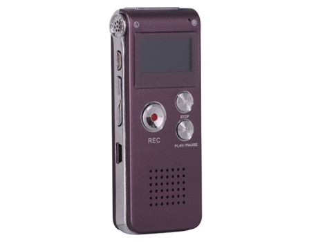 Grabadora de voz digital Grabadora de audio de 32 Gb Mini grabadora de cinta portátil con reproducción USB Rosa