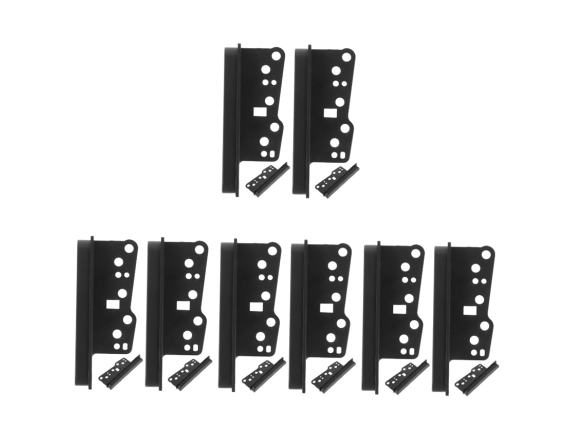 4 Juegos De Kit De Instalación De Radio Audio Modification Frame Rush Para Tablero Doble