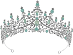 Corona De Diamantes De Imitación Para Boda, Diadema Estilo Barroco Para Novia