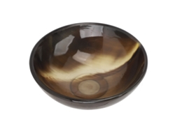 Cuenco De Cuerno De Buey 8cm Para Gua Sha, Masaje Y Afeitado, Superficie Sleek Y Duradero