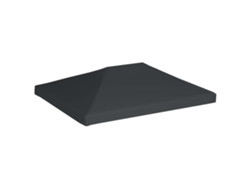 Cubierta para cenador 310 g/m² 4x3 m gris Wsd520604 Lovely Home