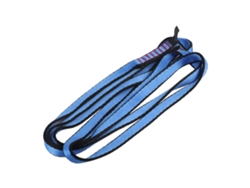 Arnés De Trabajo Plano Para Montañismo, Cuerda De Seguridad Externa, Alta Resistencia 23 Kn, 120 Cm, Azul