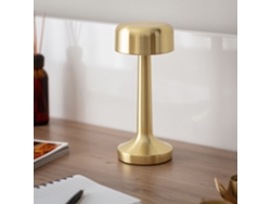 LEDKIA Lámpara de Mesa LED 3W Portátil con Batería USB Recargable Ciara Dorado Tª