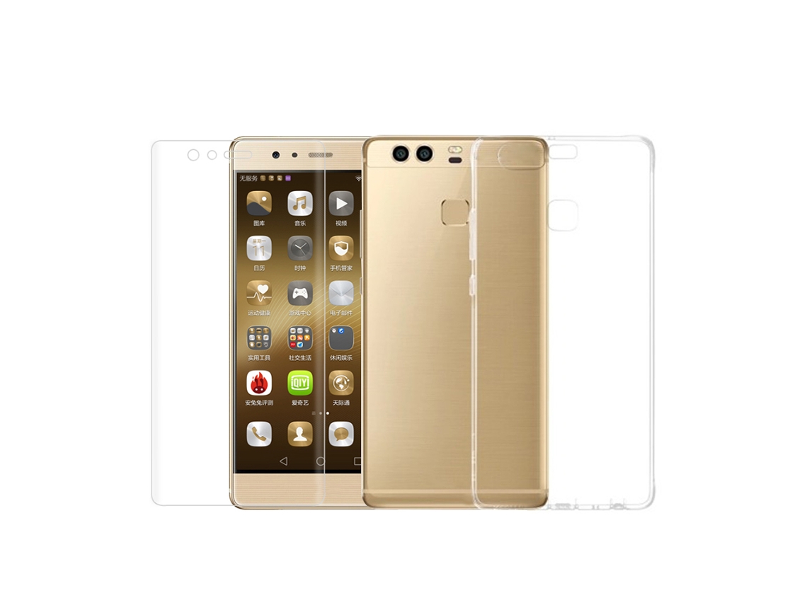 Set De Funda Suave Tpu + Protector De Pantalla De Vidrio Templado (protege El Teléfono, Hd Resistente A Rayones)