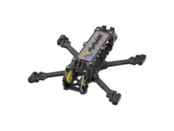 Amarillo3 Pulgadasflyfishrc Volador Ii Vx3 144mm Kit Chasis Fibra Carbono T700 3 Pulgadas Compatible Dji O4 Air Unit Dron Carreras Fpv Rc Diy